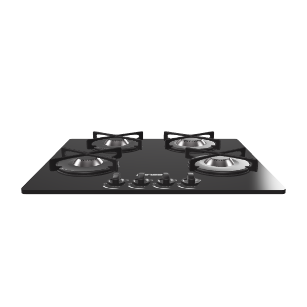 Stylish Gas Stove 3D Model - 3D Model