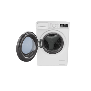 Realistic Front Loading Washer 3D - 3D Model