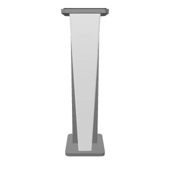 Stand Croce 42 Gloss White 3D - 3D Model