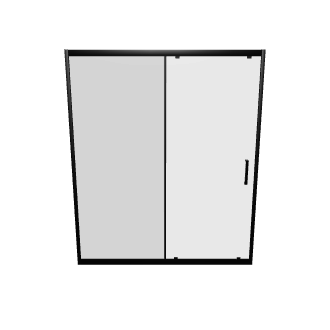 Sleek Double Door Closet Model - 3D Model