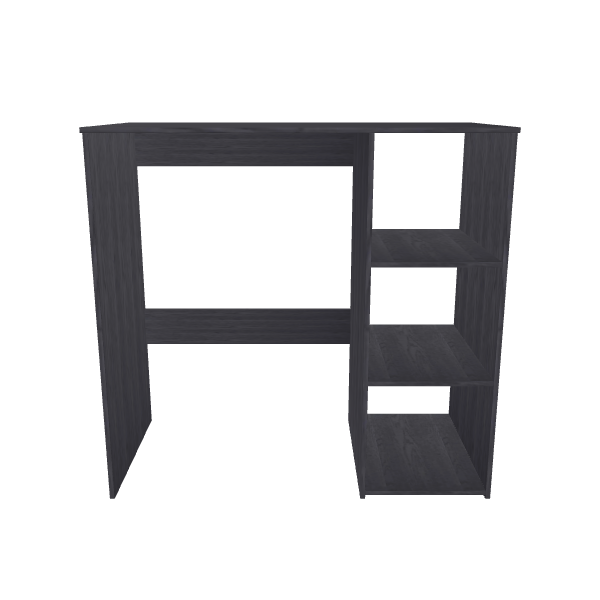 Contemporary Wooden Office Desk Model - 3D Model