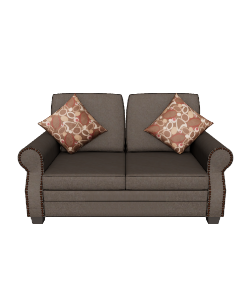 Stylish Fabric Sofa 3D Model - 3D Model