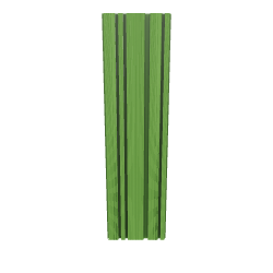 Stylized Green Vertical Panel 3D - 3D Model