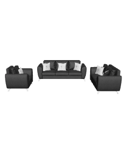 Contemporary Sofa Set 3D Model - Furniture 3D Model