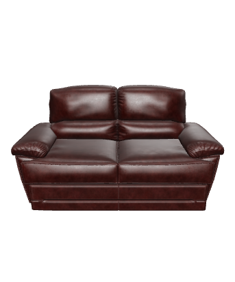 Stylish Leather Sofa 3D Model - 3D Model