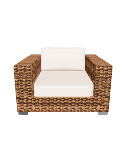 Stylish Outdoor Lounge Chair 3D - 3D Model