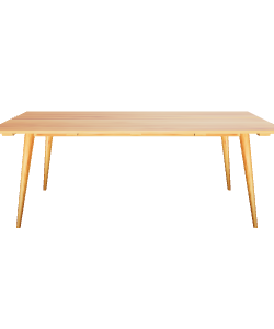 Stylish Wooden Dining Table Model - 3D Model