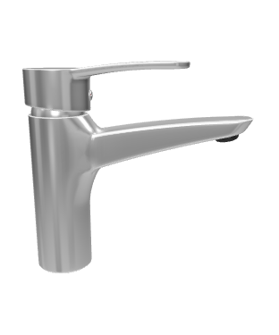 Sleek Modern Kitchen Faucet 3D - Household 3D Model