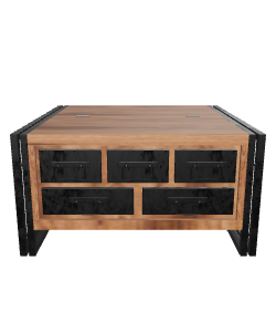 Stylish Modern Storage Table 3D - 3D Model