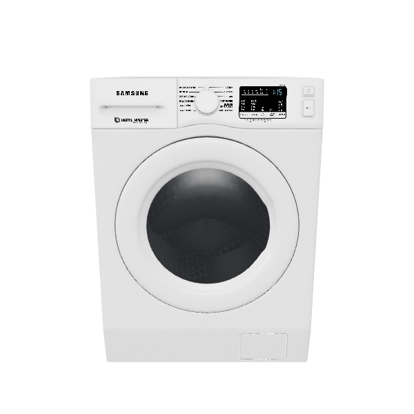 Stylish Front Load Washer 3D - 3D Model