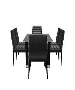 Stylish Modern Dining Set 3D - 3D Model