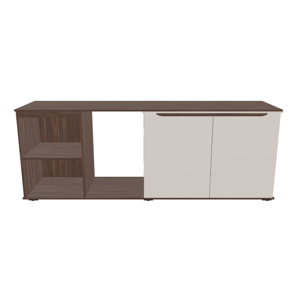 Modern Minimalist TV Console Unit - 3D Model