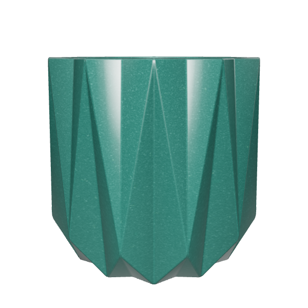 Stylized Geometric Planter 3D - Furniture 3D Model