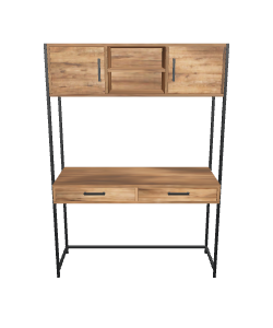 Stylish Wooden Office Desk 3D - 3D Model