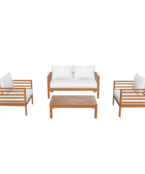 Stylish Outdoor Furniture Set 3D - Furniture 3D Model