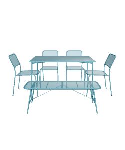 Stylish Modern Dining Set 3D - Furniture 3D Model