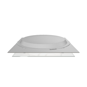 Stylish Circular Ceiling Light Fixture - Interior 3D Model
