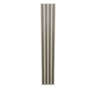 Vertical Slatted Wall Panel Model - Interior 3D Model