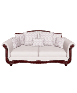 Elegant Vintage Sofa 3D Model - 3D Model