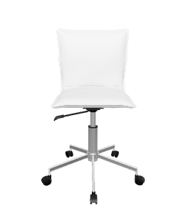 Minimalist White Office Chair 3D - 3D Model