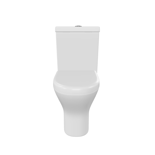 Stylish Bathroom Toilet Model - Household 3D Model