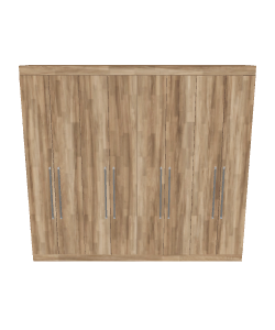 Stylish Wooden Cabinet 3D Model - 3D Model