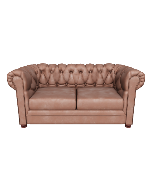 Elegant Vintage Sofa Model 3D - 3D Model