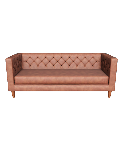 Brescia Tabacco Modern Sofa 3D - Furniture 3D Model