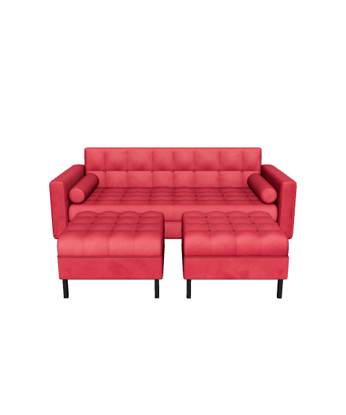 Stylish Corner Sofa 3D Model - 3D Model