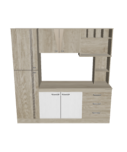 Stylish Wooden Cabinet Model - Furniture 3D Model