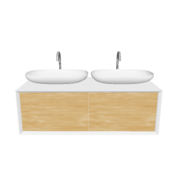 Double Sink Bathroom Vanity 3D - 3D Model
