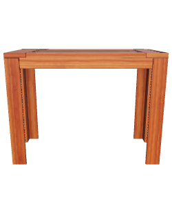 Stylish Wooden Table Model 3D - Interior 3D Model