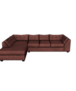 Stylish L-Shaped Sofa 3D - Furniture 3D Model