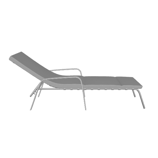Stylish Outdoor Lounge Chair 3D - Furniture 3D Model