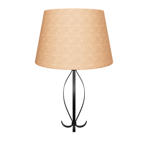 Beige Table Lamp 3D Model - 3D Model