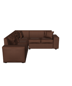 Stylish L-Shaped Sofa 3D Model - 3D Model