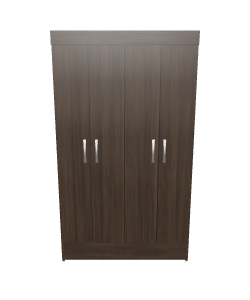 Elegant Wooden Storage Cabinet 3D - 3D Model
