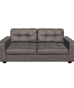 Contemporary Grey Sofa Model - 3D Model
