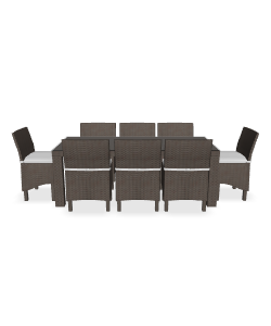 Modern Outdoor Dining Table Set 3D 3D Model