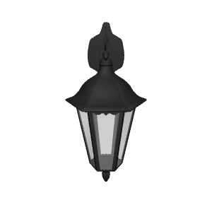 Elegant Wall-Mounted Lantern 3D - Exterior 3D Model