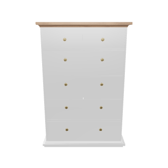 Elegant Wooden Drawer Cabinet 3D - 3D Model