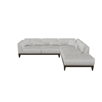 Stylish Modular Sofa 3D - 3D Model