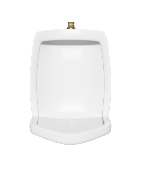 Ceramic Wall-Mounted Urinal Model - Interior 3D Model