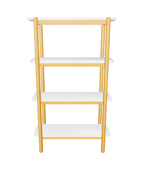 Modern Minimalist Shelf 3D Model - 3D Model