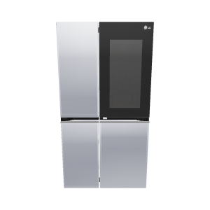 Sleek Refrigerator 3D Model - 3D Model