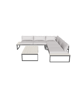 Contemporary Outdoor Seating Set 3D - 3D Model
