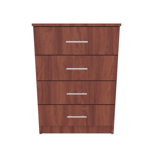 Stylish Wooden Drawer Unit 3D - 3D Model