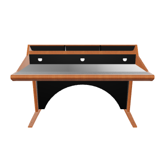 Stylish Office Desk 3D Model - 3D Model
