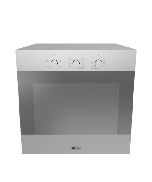 Sleek Modern Kitchen Oven 3D - 3D Model