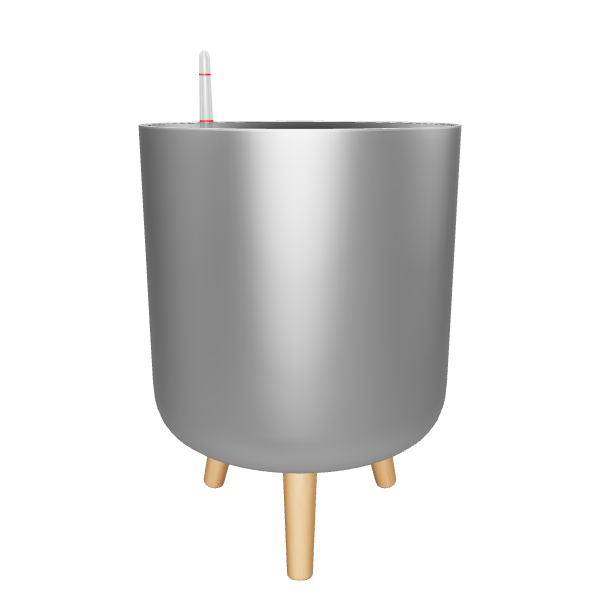 Stylish Metal Planter Pot 3D - Furniture 3D Model